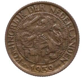 1 цент 1939 года Нидерланды — Фото №1