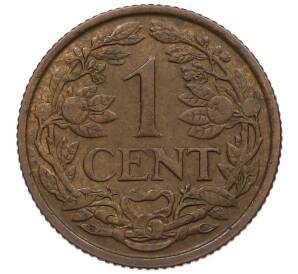 1 цент 1939 года Нидерланды — Фото №2