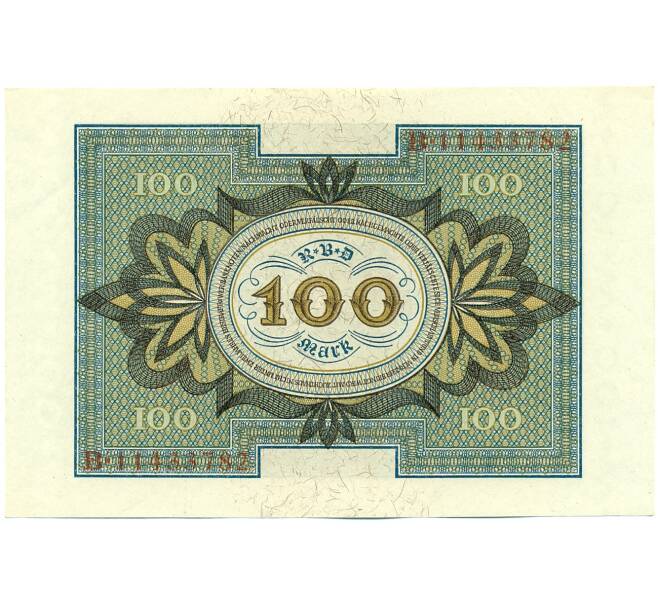 Банкнота 100 марок 1920 года Германия (Артикул: K12-52008) — Фото №2