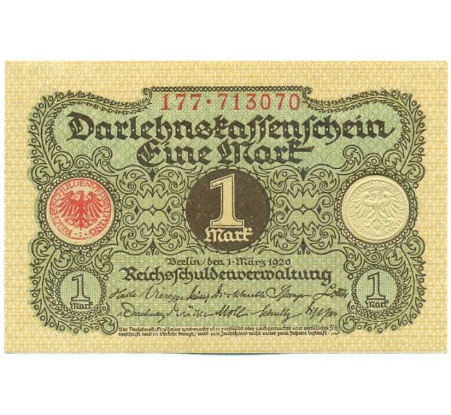 Банкнота 1 марка 1920 года Германия (Артикул: K12-52012) — Фото №1