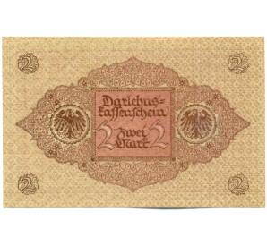 2 марки 1920 года Германия — Фото №2