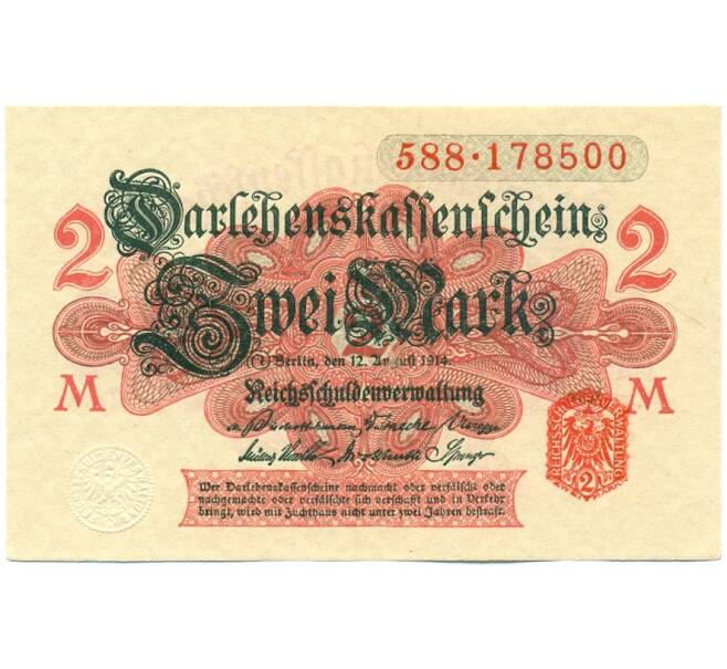 Банкнота 2 марки 1914 года Германия (Артикул: K12-52014) — Фото №1