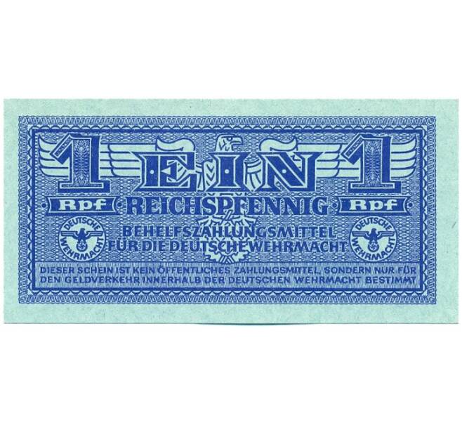 Банкнота 1 рейхспфенниг 1942 года Германия (Сертификат для военной торговли) (Артикул: K12-52015) — Фото №1
