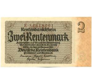 2 рентенмарки 1937 года Германия — Фото №1
