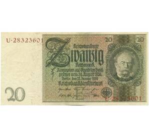 20 марок 1929 года Германия — Фото №1