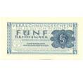 Банкнота 5 рейхсмарок 1944 года Германия (Вооруженные силы Германии) (Артикул: K12-52025) — Фото №1