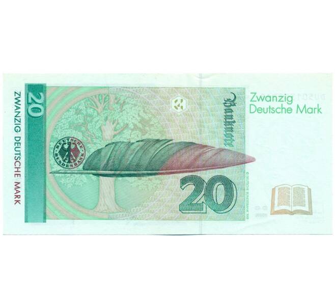 Банкнота 20 марок 1993 года Германия (Артикул: K12-52089) — Фото №2