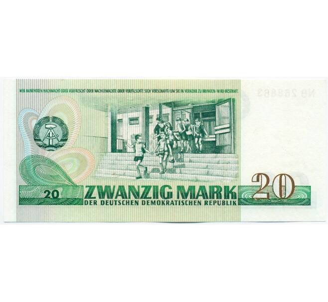Банкнота 20 марок 1975 года Восточная Германия (ГДР) (Артикул: K12-52091) — Фото №2