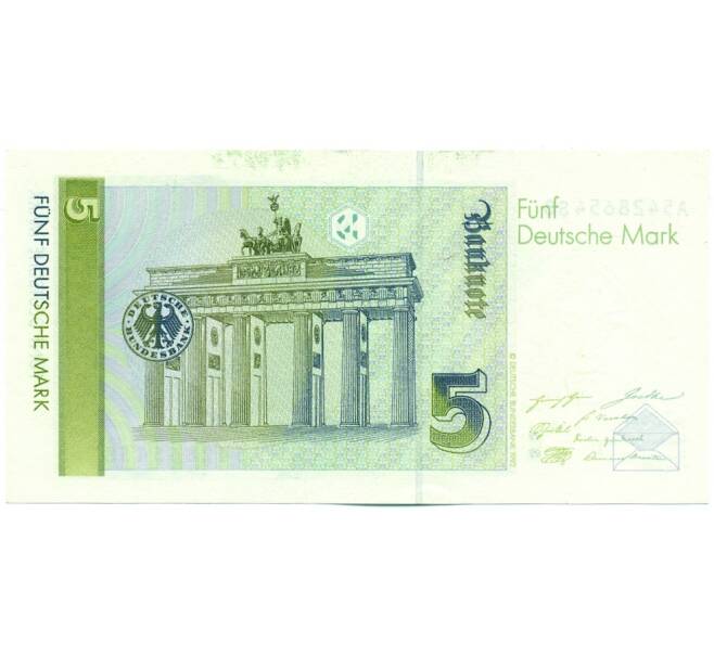 Банкнота 5 марок 1991 года Германия (Артикул: K12-52092) — Фото №2