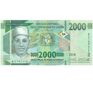 2000 франков 2018 года Гвинея — Фото №1