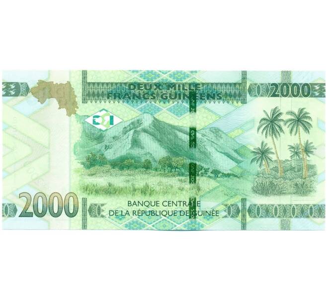 Банкнота 2000 франков 2018 года Гвинея (Артикул: K12-52320) — Фото №2