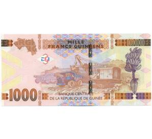 1000 франков 2015 года Гвинея — Фото №2