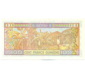 100 франков 1998 года Гвинея — Фото №2