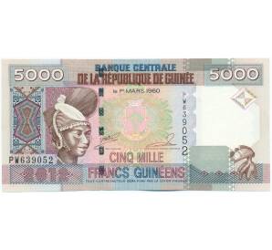 5000 франков 2012 года Гвинея — Фото №1
