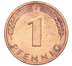 1 пфенниг 1978 года J Западная Германия (ФРГ) — Фото №2