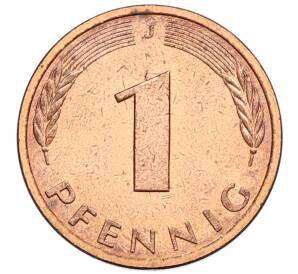 1 пфенниг 1978 года J Западная Германия (ФРГ) — Фото №2