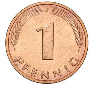 1 пфенниг 1979 года J Западная Германия (ФРГ) — Фото №2