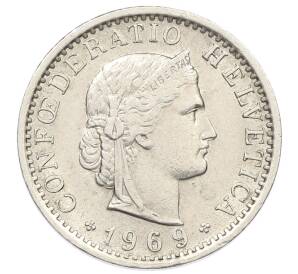 20 раппенов 1969 года Швейцария — Фото №1