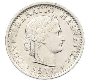 20 раппенов 1970 года Швейцария — Фото №1