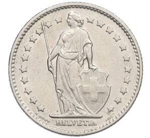 1 франк 1977 года Швейцария — Фото №2