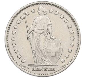 1 франк 1981 года Швейцария — Фото №2