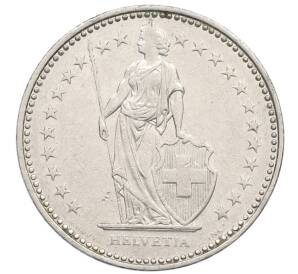 1 франк 1985 года Швейцария — Фото №2