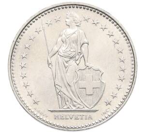 1 франк 1986 года Швейцария — Фото №2