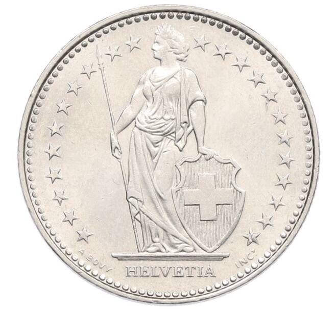 Монета 1 франк 1986 года Швейцария (Артикул: K12-52479) — Фото №2