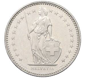 1 франк 1987 года Швейцария — Фото №2