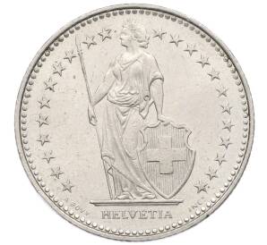 1 франк 1988 года Швейцария — Фото №2