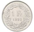 Монета 1 франк 1993 года Швейцария (Артикул: K12-52486) — Фото №1