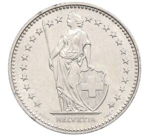 1 франк 1993 года Швейцария — Фото №2