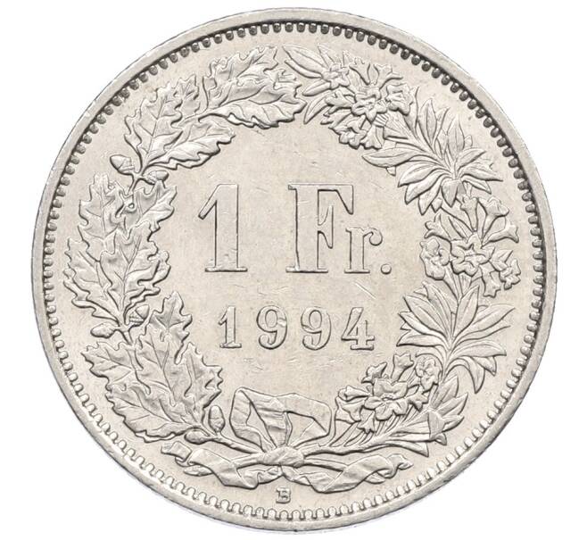 Монета 1 франк 1994 года Швейцария (Артикул: K12-52488) — Фото №1