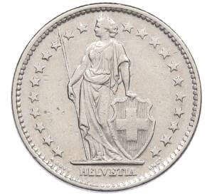 2 франка 1972 года Швейцария — Фото №2