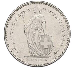 2 франка 1989 года Швейцария — Фото №2