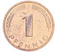 Монета 1 пфенниг 1992 года D Германия (Артикул: K12-52982) — Фото №2
