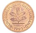 Монета 1 пфенниг 1993 года F Германия (Артикул: K12-52989) — Фото №1