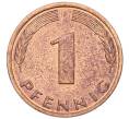 Монета 1 пфенниг 1993 года F Германия (Артикул: K12-52990) — Фото №2