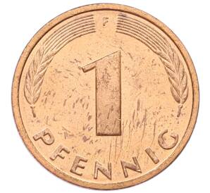 1 пфенниг 1996 года F Германия — Фото №2