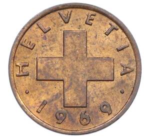 1 раппен 1969 года Швейцария — Фото №1