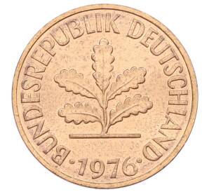 2 пфеннига 1976 года G Западная Германия (ФРГ) — Фото №1