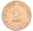 Монета 2 пфеннига 1976 года F Западная Германия (ФРГ) (Артикул: K12-53142) — Фото №2