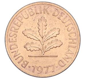 2 пфеннига 1977 года D Западная Германия (ФРГ) — Фото №1