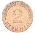 Монета 2 пфеннига 1977 года D Западная Германия (ФРГ) (Артикул: K12-53147) — Фото №2