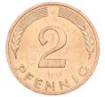Монета 2 пфеннига 1979 года G Западная Германия (ФРГ) (Артикул: K12-53158) — Фото №2