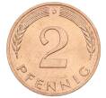 Монета 2 пфеннига 1979 года D Западная Германия (ФРГ) (Артикул: K12-53160) — Фото №2