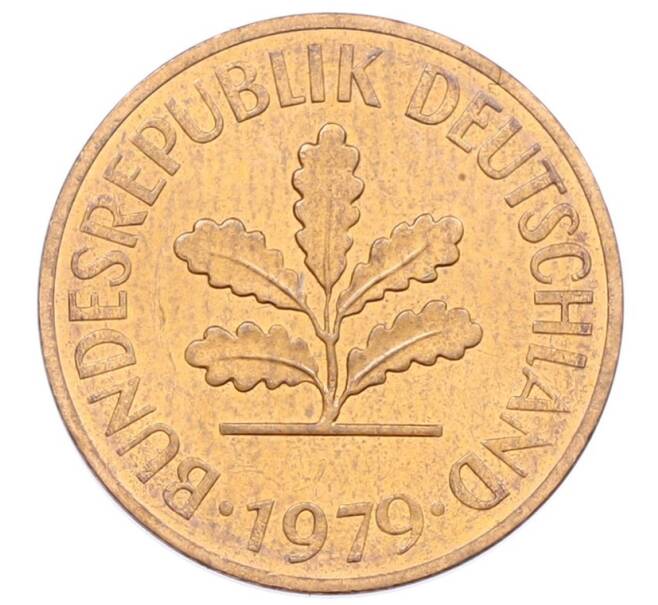 Монета 2 пфеннига 1979 года J Западная Германия (ФРГ) (Артикул: K12-53161) — Фото №1