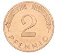 Монета 2 пфеннига 1979 года J Западная Германия (ФРГ) (Артикул: K12-53161) — Фото №2