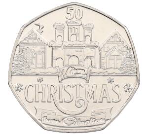 50 пенсов 2024 года Гибралтар «Рождество»