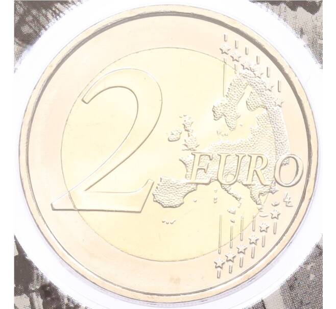 Монета 2 евро 2024 года Андорра «Чемпионат мира UCI по маунтинбайку 2024 года» в блистере (Артикул: M2-83482)